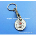 UK Supporter Coins Trolley Keychain for Promotional